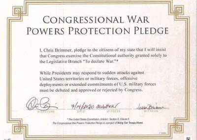 Release – Veterans Group Praises Vermont Congressional Candidates Who Pledge Against Unconstitutional Wars