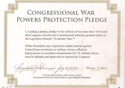 Release – Veterans Group Praises Wyoming Congressional Candidates Who Pledge Against Unconstitutional Wars