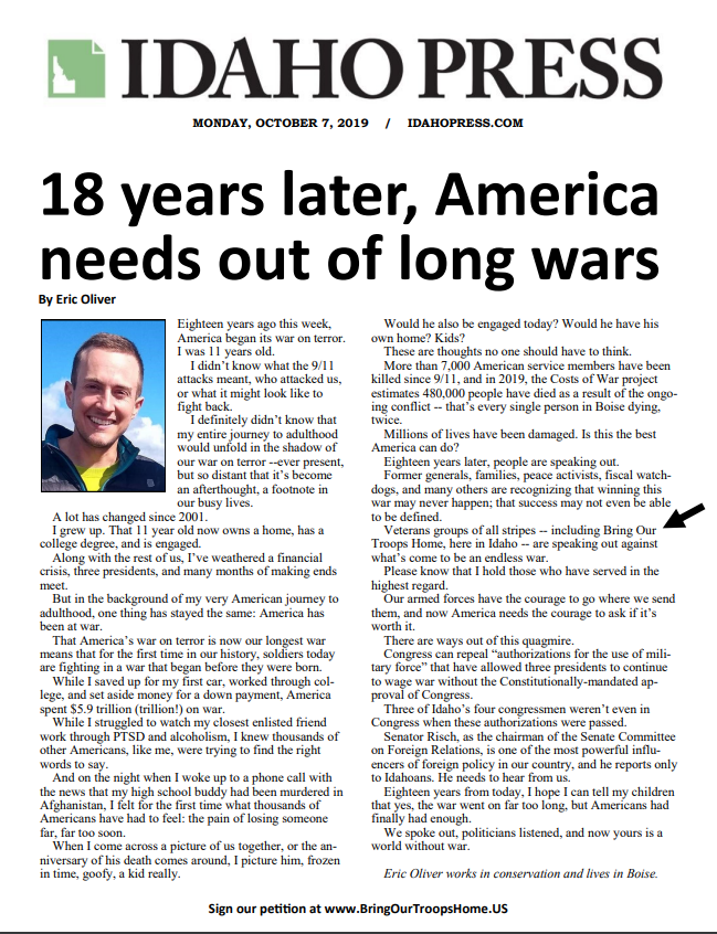 18 years later, America needs out of long wars