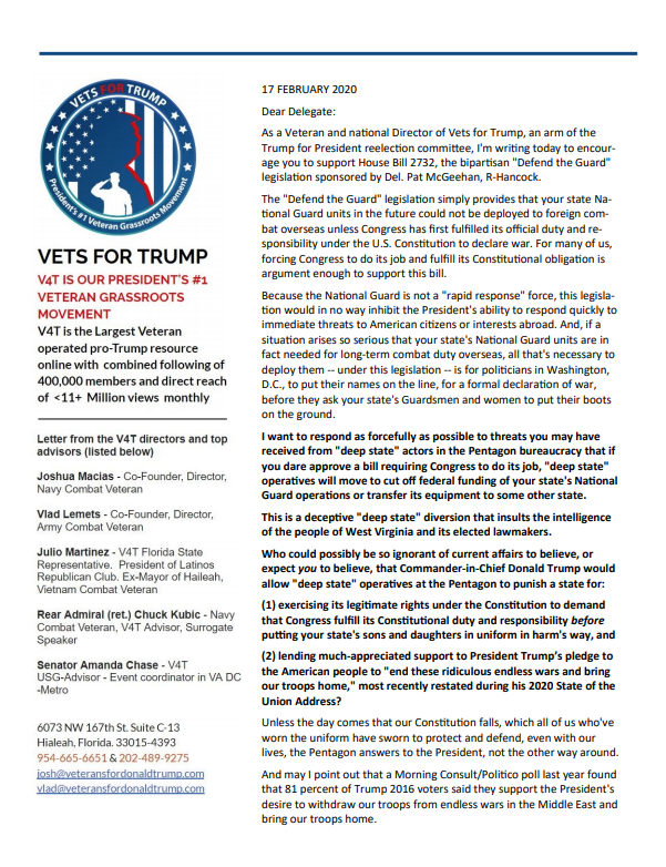 Vets For Trump